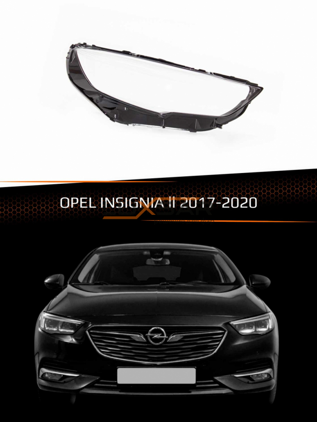 Стекло фары OPEL INSIGNIA (2017-2020) дорестайлинг (правое) фото 1