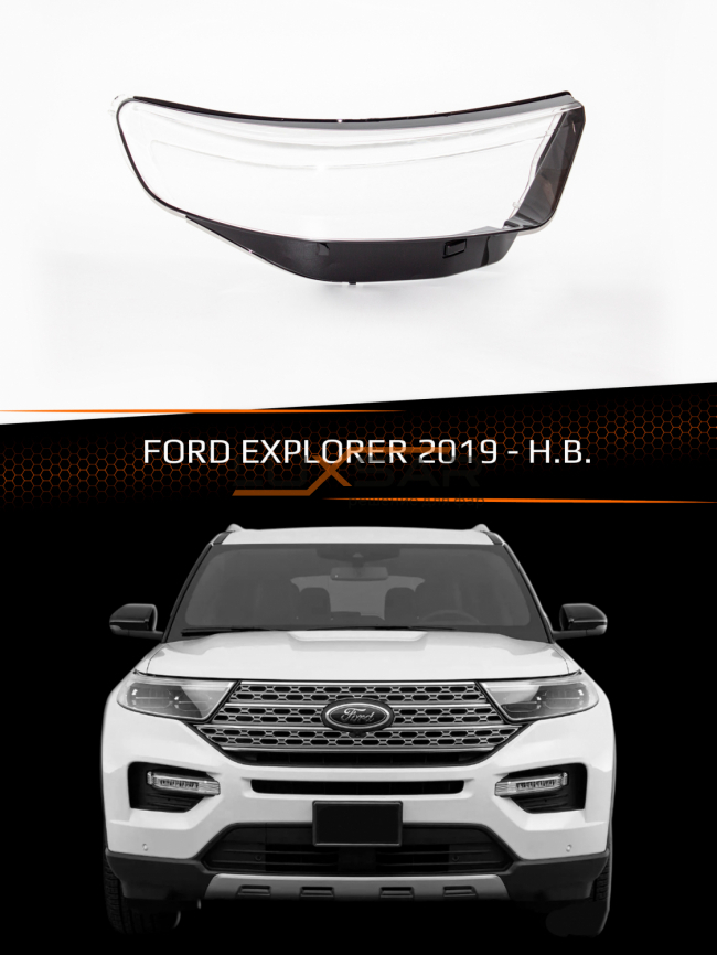 Стекло фары FORD EXPLORER (2019-н.в.) (правое) фото 1