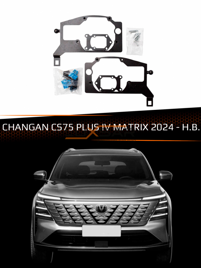 Переходные рамки CHANGAN CS75 PLUS IV 2024- 3.0+MATRIX фото 1