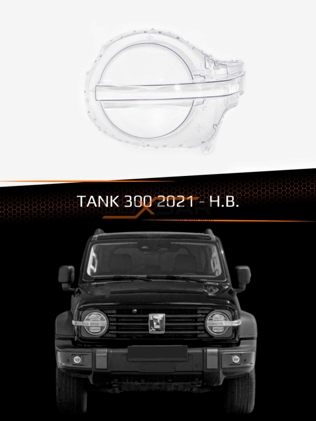 Стекло фары TANK 300 (2021-н.в.) (левое) фото 1