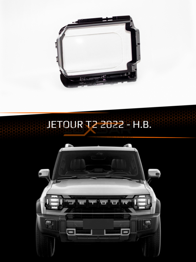 Стекло фары JETOUR T2 (2022-н.в.) (левое) фото 1