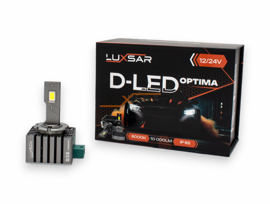 Светодиодные лампы LUXSAR D-LED OPTIMA D3S/D8S 10000LM 6000K фото 7