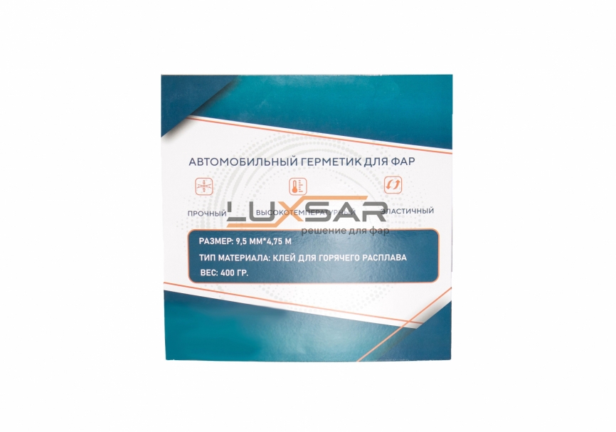 Герметик для фар LUXSAR высокотемпературный черный фото 2