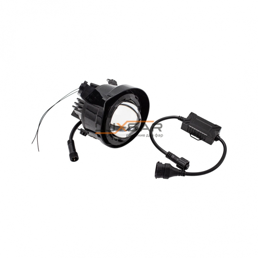 Противотуманные BI-LED линзы LUXSAR X3 CHEVROLET AVEO T300 3.0 6000K 120W БЛИЖНИЙ+ДАЛЬНИЙ фото 2