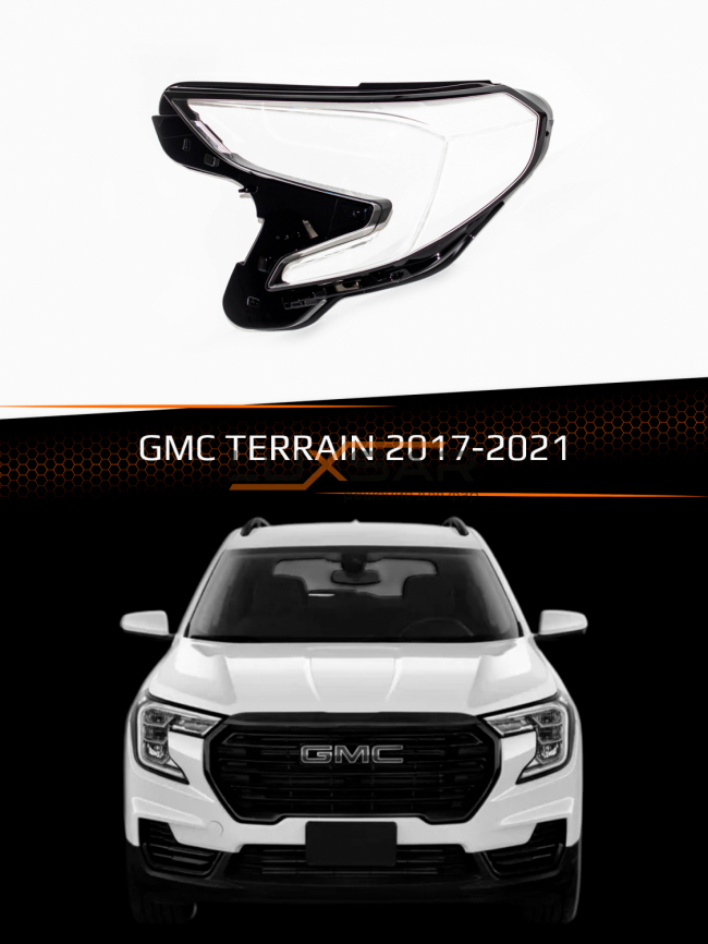 Стекло фары GMC TERRAIN (2017-2021) (левое) фото 1