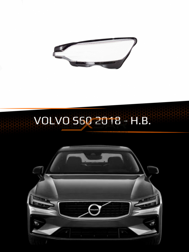 Стекло фары VOLVO S60 (2018-н.в.) (левое) фото 1