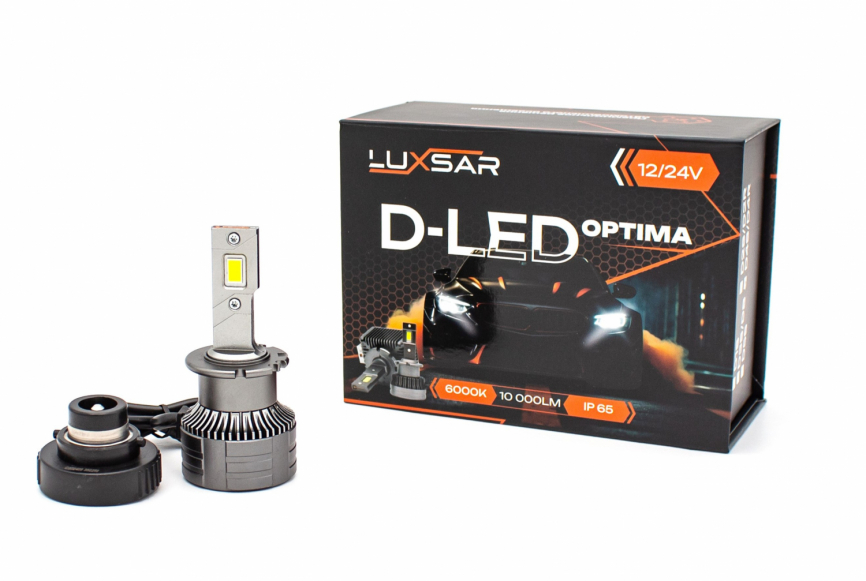Светодиодные лампы LUXSAR D-LED OPTIMA D4S/D4R 10000LM 6000K фото 7